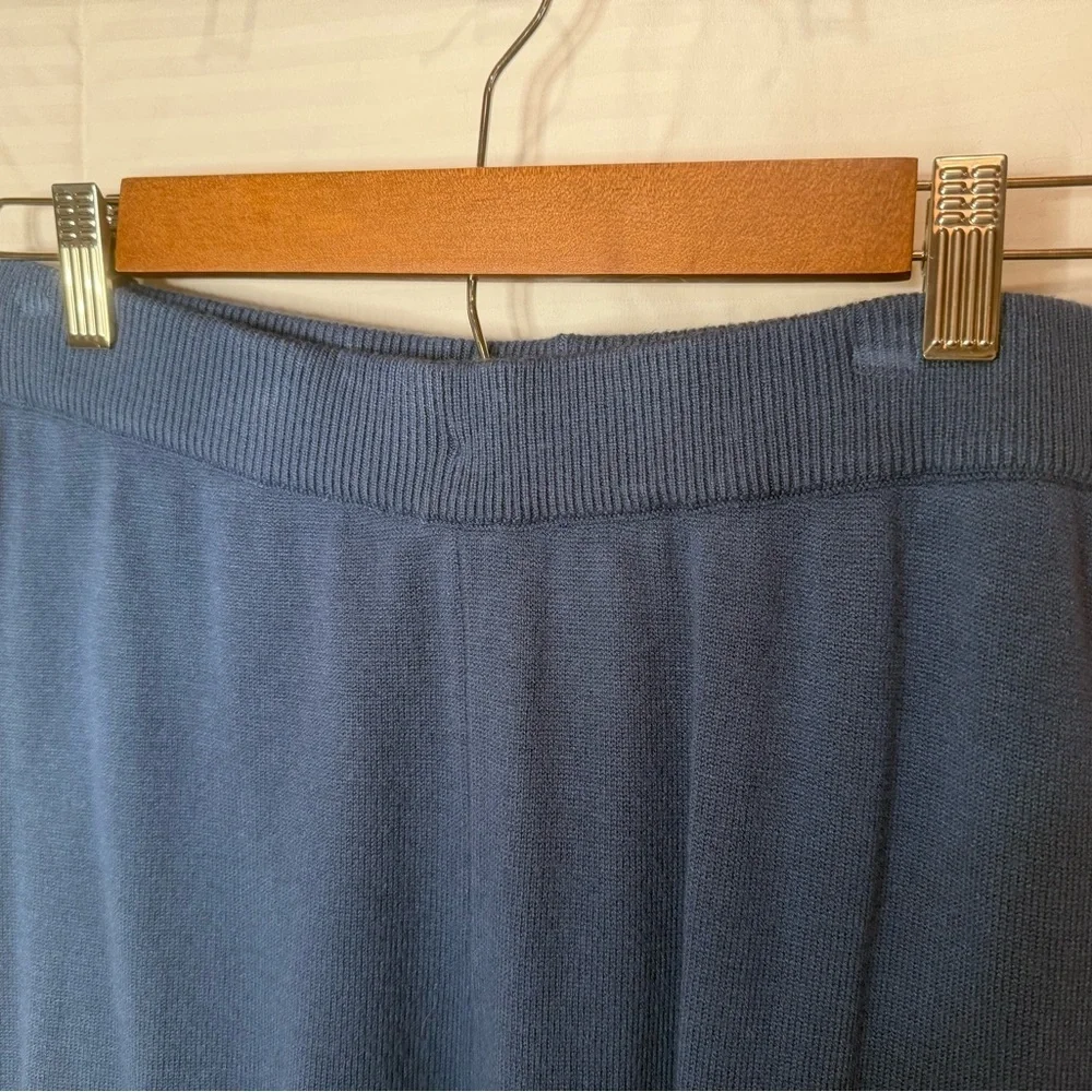 NWOT Women's Soft Blue Sweater Large Top & Pants - Picture 6 of 10